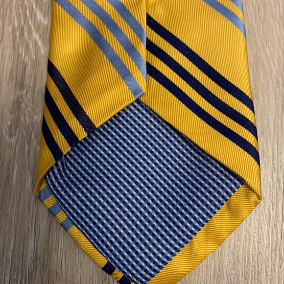 HASPEL NWT MENS STRIPED SILK TIE - Picture 3 of 5